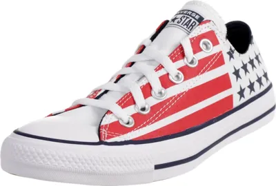 Produktbild von Converse CTAS OX 'Stars & Stripes' Sneaker Canvas Schuhe Uni 167838C , Schuhgröße:37.5 EU