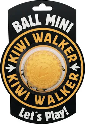 Produktbild von KIWI WALKER BALL, Hund, Kugellager, Gelb, Thermoplastischer Gummi (TPR), 6 cm