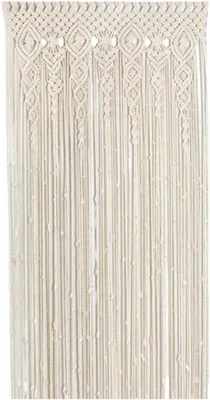 Obrázok produktu pre Dekoratívna závesná stena z macramé, rozdeľovač priestoru, 90 x 180 cm, dekorácia do interiéru