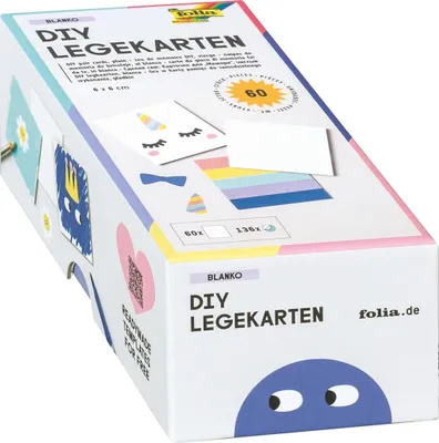 Produktbild von KnorrPrandell 218260877 Blanko-Legekarten (6 x 6 cm zum Gestalten eines individu