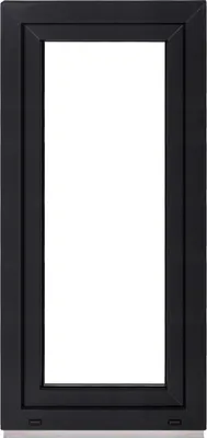 Produktbild von Framex Kellerfenster Fenster Kunststofffenster Innen Weiß / Außen Anthrazit Breite x Höhe 40 x 80 cm (400 x 800 mm) 3 Fach (32 mm) Dreh Kipp DIN Rechts