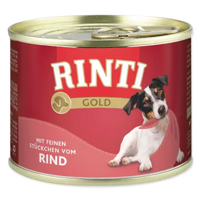 Obrázok produktu pre RINTI Gold, Dospelý, Hovädzie mäso, 185 g, Neobsahuje sóju