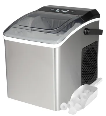 Eiswürfelmaschine, 12 kg/24h, Nugget-Eis, 9 Stück in 6 Min., selbstreinigend