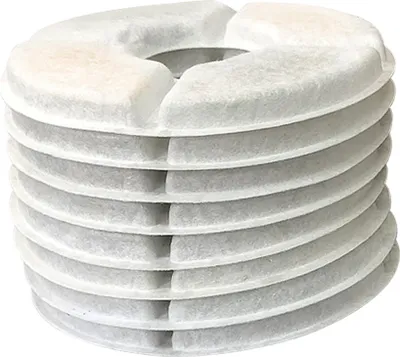 Produktbild von 8 STueCKE Katzenbrunnenfilter Aktivkohleharzfilter Ersatz runder Wasserspender fuer Haustiere