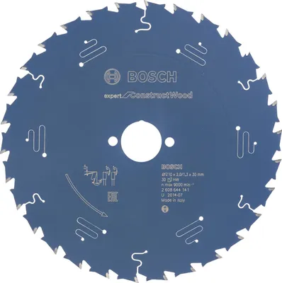 Produktbild von EXPERT Construct Wood Kreissägeblatt, 210x2/1,3x30 mm, Z30