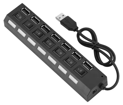 Produktbild von 7-Port-USB-Hub, sehr praktisch, sehr nützlich für den Außenbereich