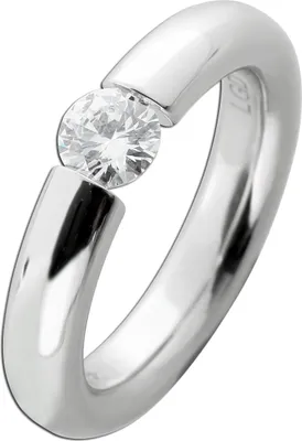 Produktbild von Spannring 0.50ct F VSI Silber 925 Lab Grown Diamant 19