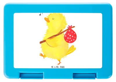 Produktbild von Mr. & Mrs. Panda Bentobox Küken Wander - Weiß - Geschenk, Ei, Ostergrüße, Ostern, Lunchbox, Ostereier, Reisen, Brotzeitbox, Zeit, Essensbox, Bento Box, Brotbehälter