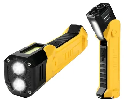 Immagine prodotto di Verk 11529 Lampada da lavoro ricaricabile a LED COB con magnete e gancio
