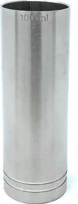 Produktbild von Messbecher Cocktail 10cl Edelstahl Barmaß Jigger 10 cl Dosierer Alkohol Bar Zertifikat