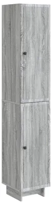 Image de Ensemble de Meubles 2 pcs Sonoma gris 34,5 x 33 x 90 cm