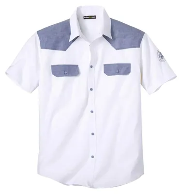 Immagine prodotto di Atlas For Men - Camicia da uomo AF401 (5XL) (Bianca)