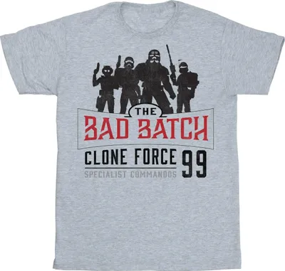 Produktbild von Star Wars - "Clone Force 99" T-Shirt für Herren BI44826 (S) (Grau)