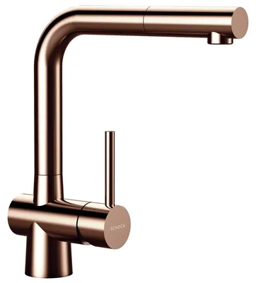 Produktbild von SCHOCK Armatur LAIOS in COPPER BRUSHED mit schwenkbarem Zugauslauf