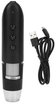 Immagine prodotto di Rilevatore del cuoio capelluto WIFI 500X, diagnosi della pelle e dei capelli, analisi con microscopio elettronico ad alta risoluzione, follicoli