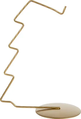 Produktbild von Dekolo  Weihnachtsbaumförmiger Ständer Innendekoration während der Weihnachtszeit 15 cm Gold