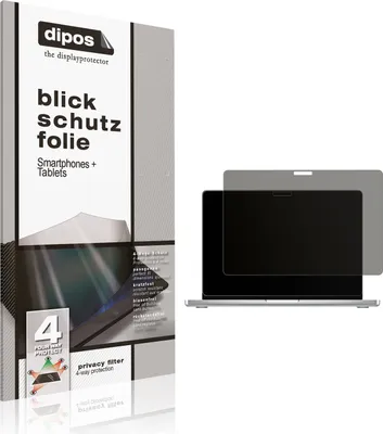 Produktbild von Blickschutzfolie für MacBook Pro M4 16 Zoll 2024 matt Schutzfolie Folie Display Schutz dipos