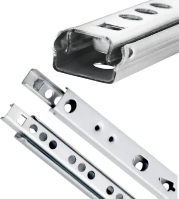 Produktbild von Čiastočne výsuvné bežce Teleskopické bežce Bežce s guľôčkovými ložiskami D: 17 mm V: 342 mm