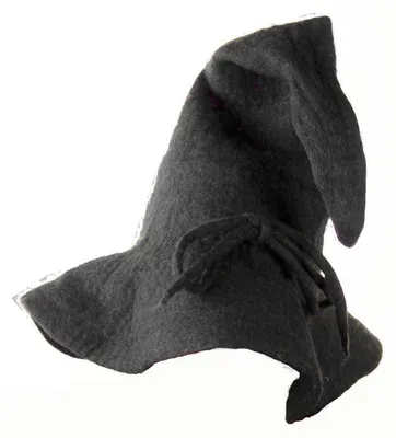Image de Chapeau de magicien médiéval unie - 100% laine