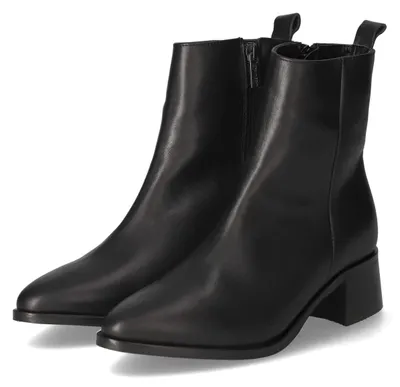 Image de Bottines Kaerlek, en cuir lisse noir, taille 39