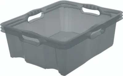 Produktbild von keeeper Aufbewahrungsbox "franz" 16 Liter crystal-grey transparent