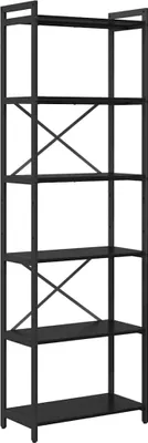 Produktbild von vidaXL Bücherregal Schwarz Eichen-Optik 60 x 30 x 189,5 cm