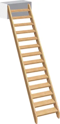 Immagine prodotto di Normandia - Scala dritta in legno