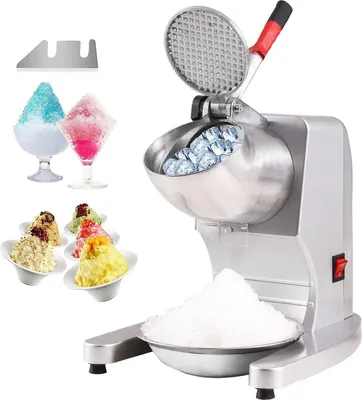 Image de Machine à concasser la glace - Machine à glaçons - Concassseur de glace - Glaçons concassés - Broyeur de glace - Boisson glacée (type slush puppy)