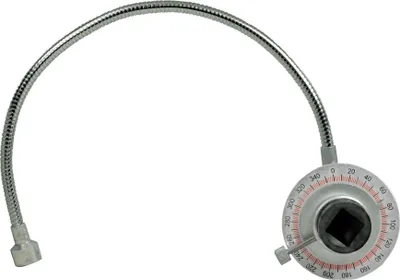 Image de SW-Stahl 03916L Appareil de mesure de l'angle de rotation 1/2 pouce I Pied magnétique flexible I Plage de mesure 0° - 360° I Carré d'entraînement : 12,5 mm 1/2 pouce