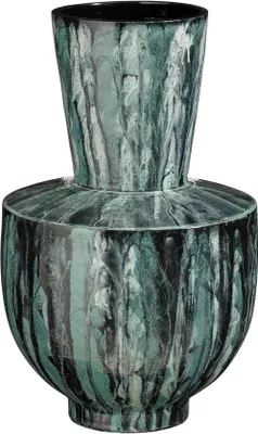 Produktbild von Mica Decorations Vase Nigel - 29x29x45 cm - Terrakotta - Petrol