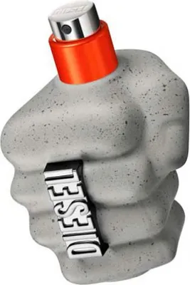 A close-up studio shot of a Diesel Only The Brave Street Eau de Toilette bottle.