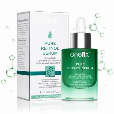 Produktbild von Retinol Serum Anti Falten Anti-Aging Gesichtsserum mit Hyaluronsäure, Vitamin B5, C, E, 30ml