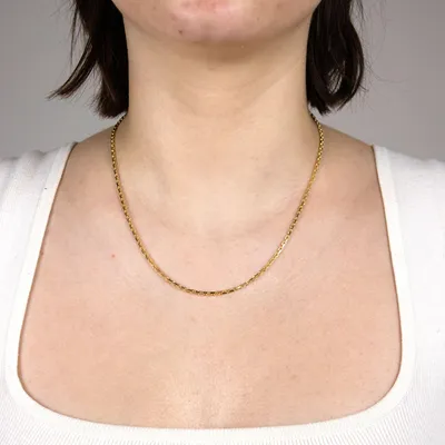 Produktbild von Goldkette Ankerkette diamantiert 2,0 mm Länge 55 cm  585-14 Karat Gold