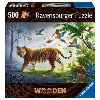 Zdjęcie produktu dla Puzzle drewniane 500 Tygrys
