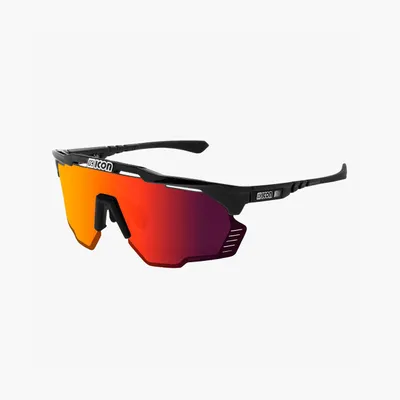 Image de SCICON Aeroshade Kunken Black Gloss/SCNPP Multimirror Red/Clear Masques de cyclisme