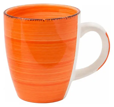 Produktbild von Kaffeebecher Colourful Morning - orange - Keramik - 340 ml - Teebecher
