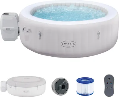 Produktbild von LAY-Z-SPA® LED Whirlpool Paris AirJet™ Ø 196 x 66 cm, rund