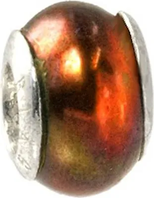 Produktbild von CarloBiagi Charm Bead Perle 925 Echt Silber Schmuck Element D2BBSP04