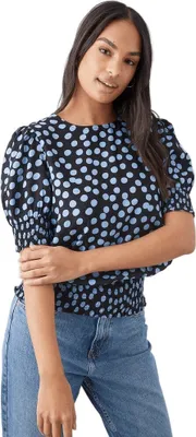 Produktbild von Dorothy Perkins - Bluse Geraffter Saum für Damen DP1315 (40 DE) (Schwarz)