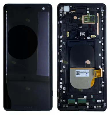 Produktbild von Sony Display LCD mit Rahmen für 1315-5026 Xperia XZ3 Reparatur Schwarz Ersatz