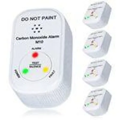 Produktbild von NEMAXX® M10 Mini 5er-Set CO-Warnmelder / Kohlenmonoxidmelder – 85 dB, elektrochemischer Sensor, integrierte Batterie, 10 Jahre, EN 50291-1