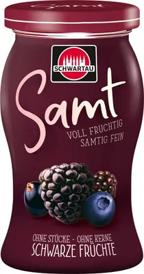 Produktbild von Schwartau Samt Schwarze Früchte, 270g