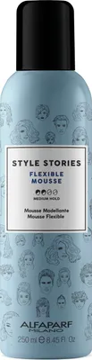 Produktbild von Alfaparf Milano Style Stories Flexible Mousse 250ml - Modelliermousse