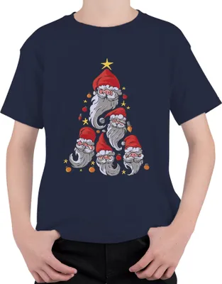 Produktbild von Gnome Weihnachtsbaum Elfen Schweden Wichtel - Weihnachten Weihnachtsgeschenk Christmas Uni Kinder T-Shirt, Navy, 152