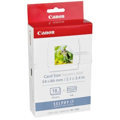 Image de Autocollant Canon KC-18 IS 50x50 mm