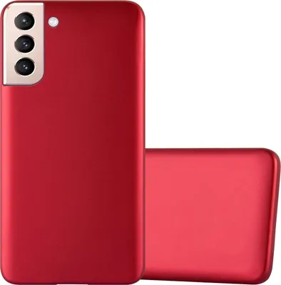 Produktbild von Cadorabo Schutzhülle für Samsung Galaxy S22 PLUS Hülle in Rot Handyhülle TPU Silikon Etui Cover Case