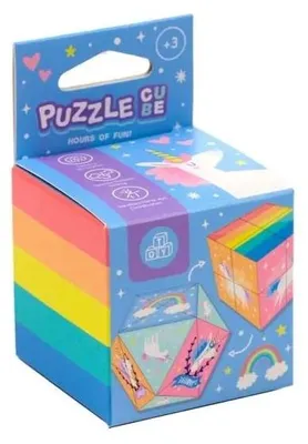 Immagine prodotto di Puzzle a forma di cubo "Unicorno" - Puckator