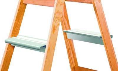 Produktbild von Euroline Aufsetzstufen für Holz-Sprossenstehleitern 2 Stück