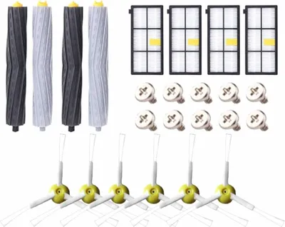 Image de Pièces de rechange et accessoires : kit de filtres et de brosses pour les séries iRobot Roomba 8 et 9