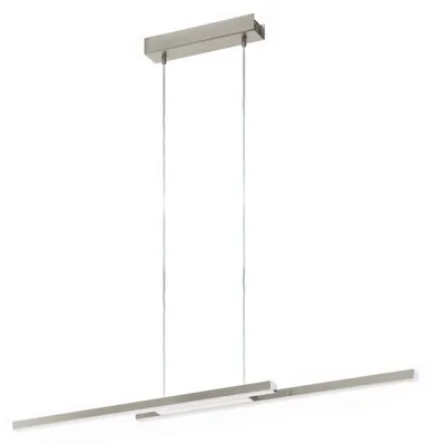 Image de Eglo Connect LED Suspension Fraioli-Z nickel mat 105,5 x 10 cm dimmable